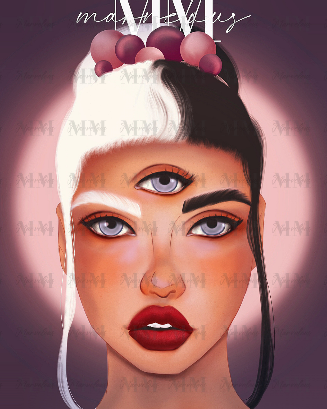 3rd eyed Model - Tabletwallpaper - Wallpaper #