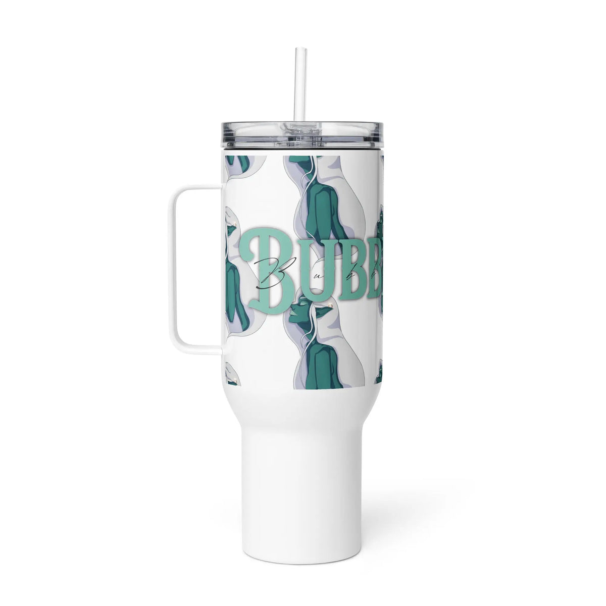 Bubble Elf - Tumbler - Reisebecher mit Henkel, Edelstahl Trinkflasche mit Strohhalm #