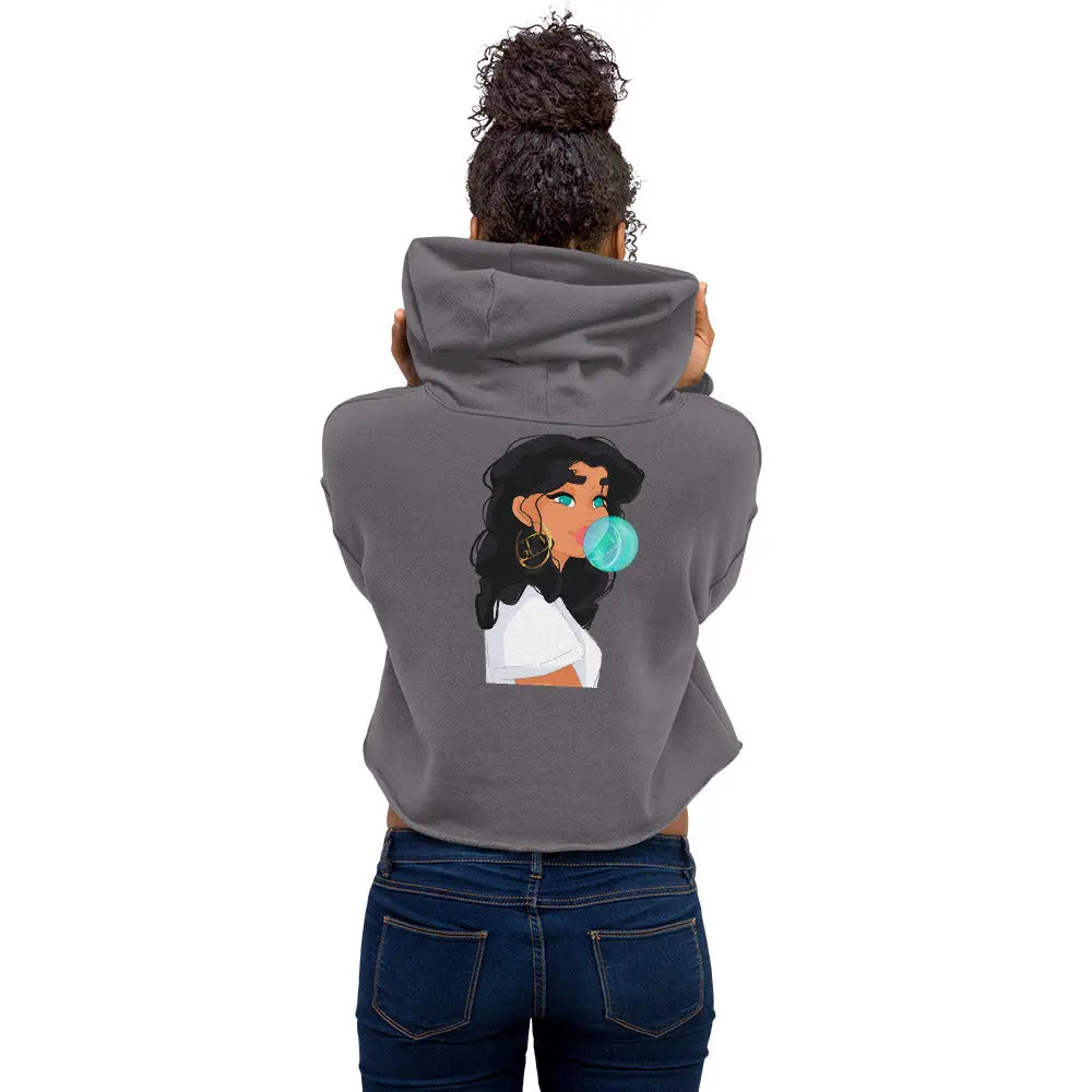 Bubble Gum - Crop-Hoodie - Hoodies, Pullover, Jacken, Sweatpants, Jogginghosen, Hosen #
