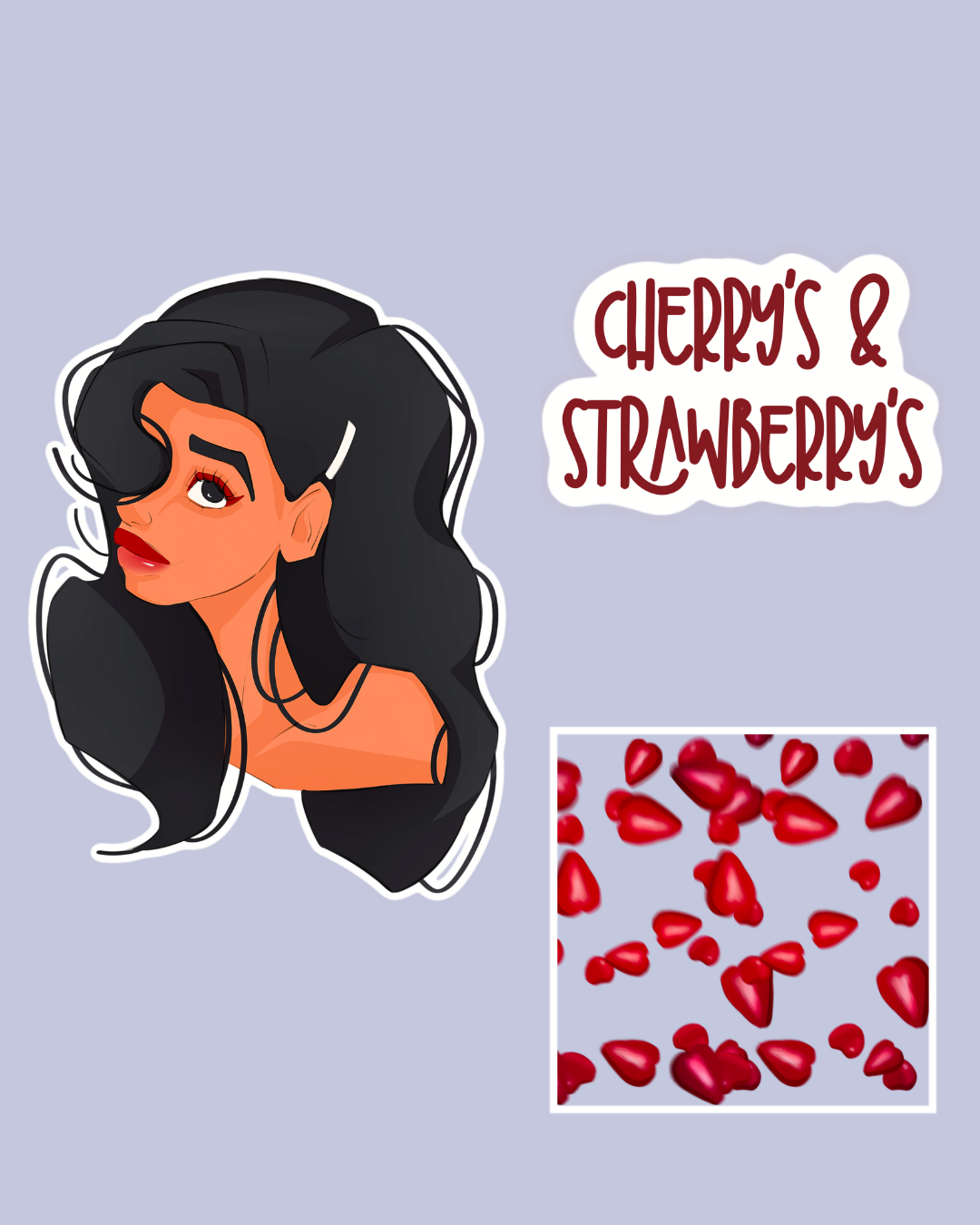 Cherry's&Strawberry's - Digital Sticker Set - Digital Sticker #