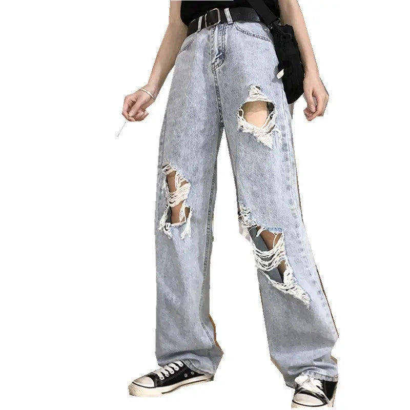 Loose Student Daddy Jeans - Jeans #