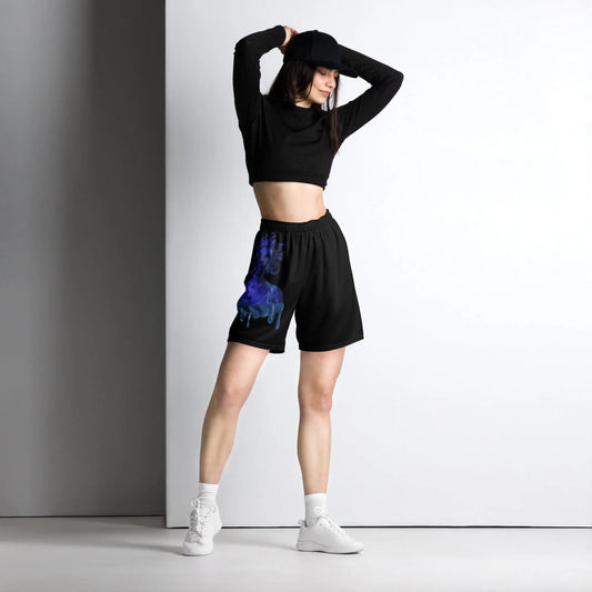 Medusa - Mesh-Shorts - Shirts, Leggings, Kleider, Sport-BHs, Shorts, Bademoden, Fahnen, Stoffe, Haarschmuck #