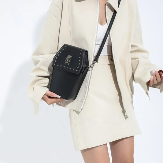 "Rivet Coffin" - Schultertasche - 0 #