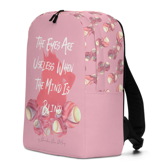 Rosè Eyeballs - Minimalistischer Rucksack - #