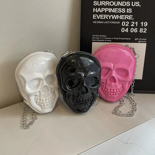 "Silk Skull" - Schultertasche - 0 #