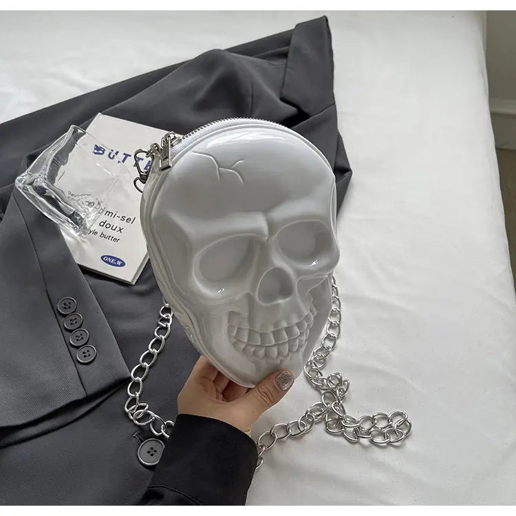 "Silk Skull" - Schultertasche - 0 #