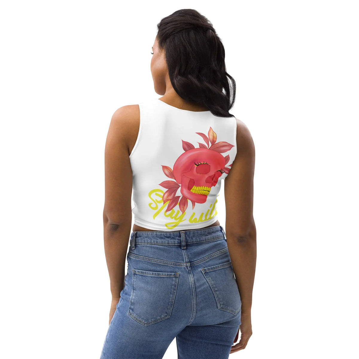 Stay Wild - figurbetontes Crop Top - #