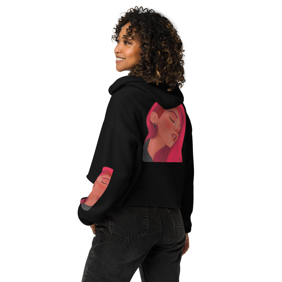 The Redhead - Crop-Hoodie - #