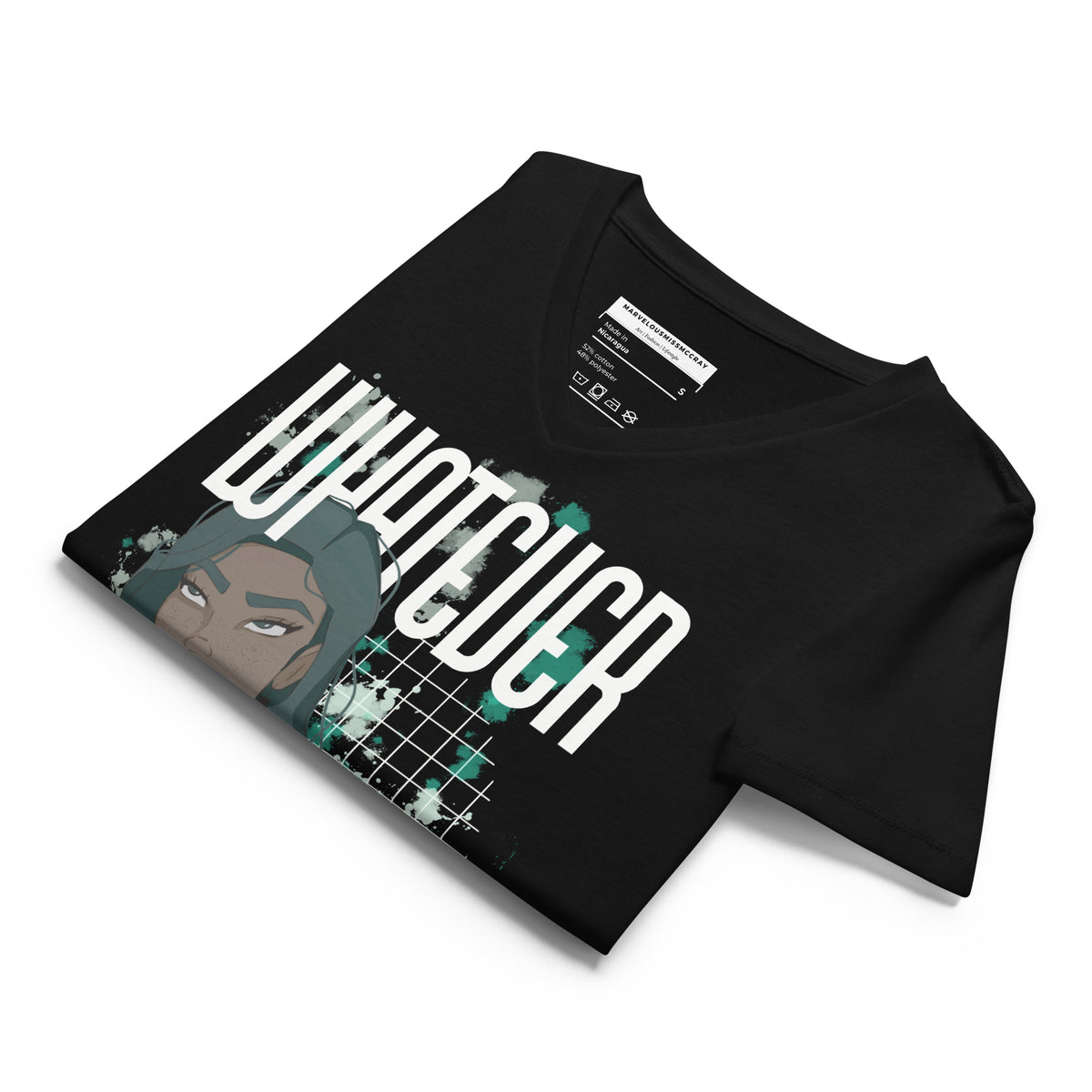 Whatever Black - Lockeres T-Shirt - Shirts,Top #