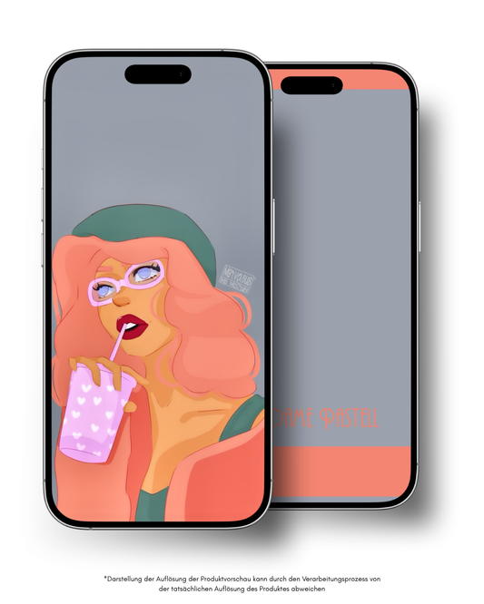 Madame Pastell - Smartphone Wallpaper