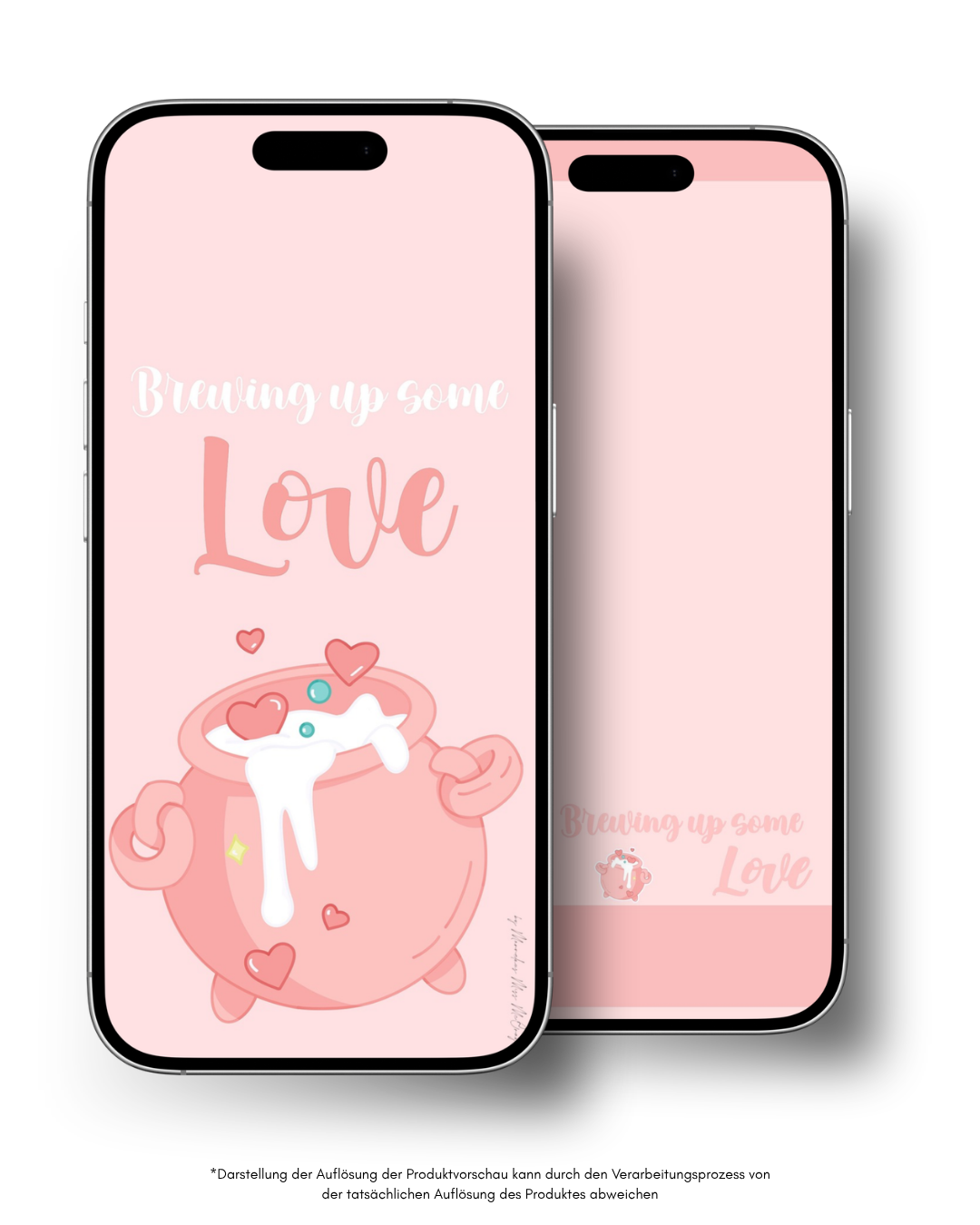 Brewing Love - Smartphone Wallpaper