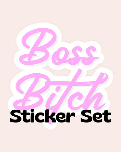 Boss Bitch - Digital Sticker Set -   Digital Sticker #
