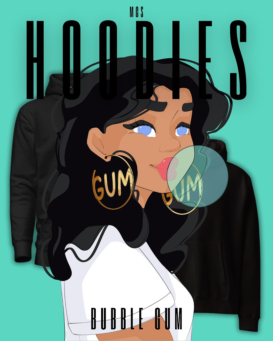 Bubble Gum - MCS Hoodies -    #