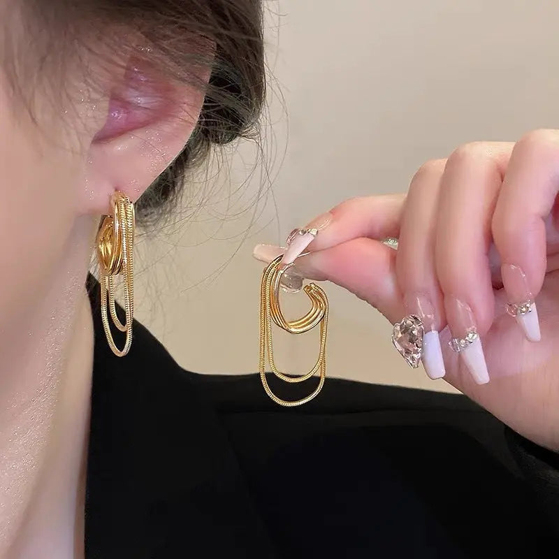'Chain Fringe' - Ohrringe -   Schmuck #