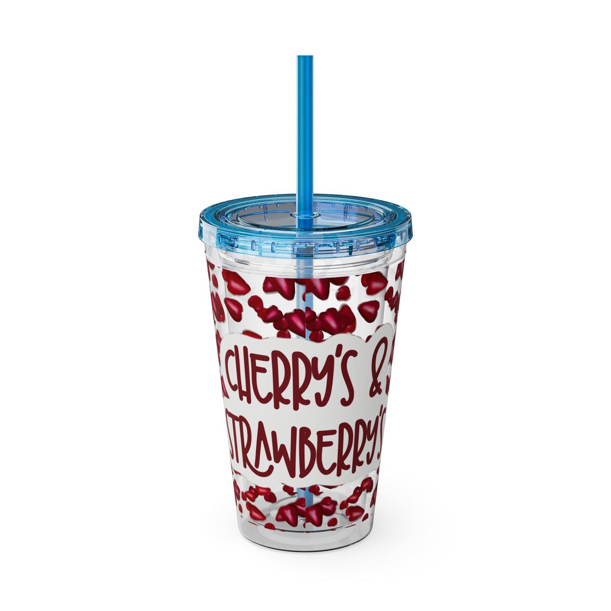 Cherry & Strawberry - Clear Cup