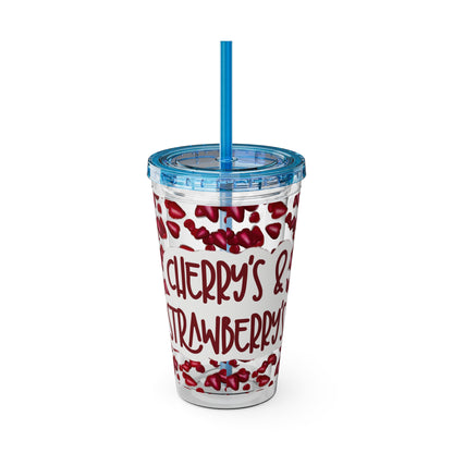 Cherry & Strawberry - Clear Cup