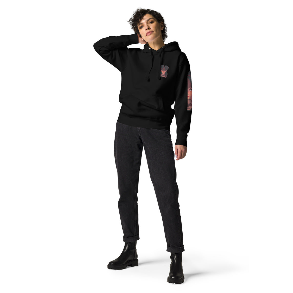 Dark Muse - Unisex-Kapuzenpullover -   Kapuzenpullover #