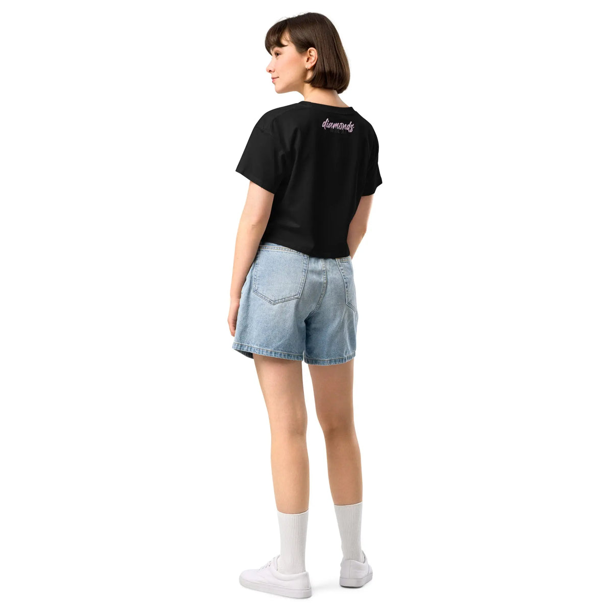 Diamonds - Crop Top -   T-Shirts, Tank-Tops, Shirts mit 3/4-Ärmeln, Langarmshirts, Poloshirts, Crop-Tops #