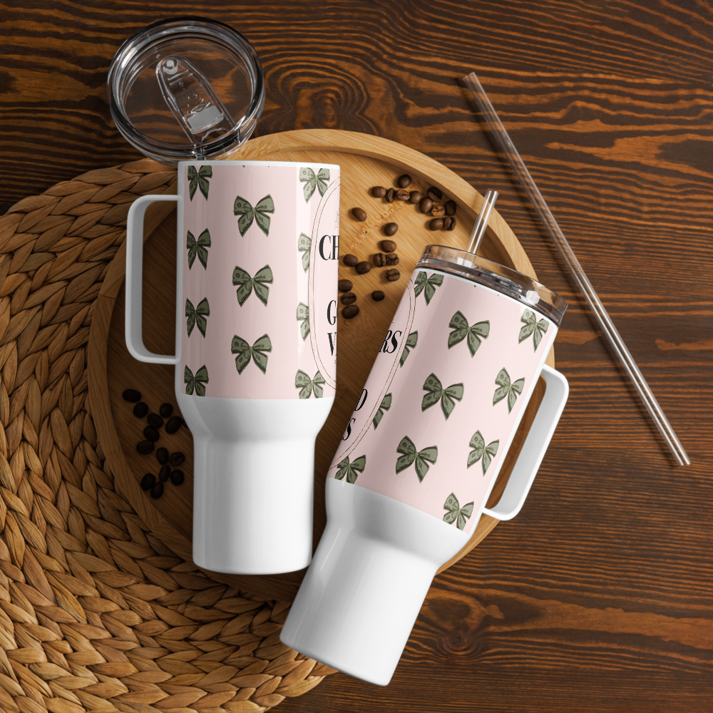 Dollar Bow - Stainless Steel Travel Tumbler (1,183 ml)