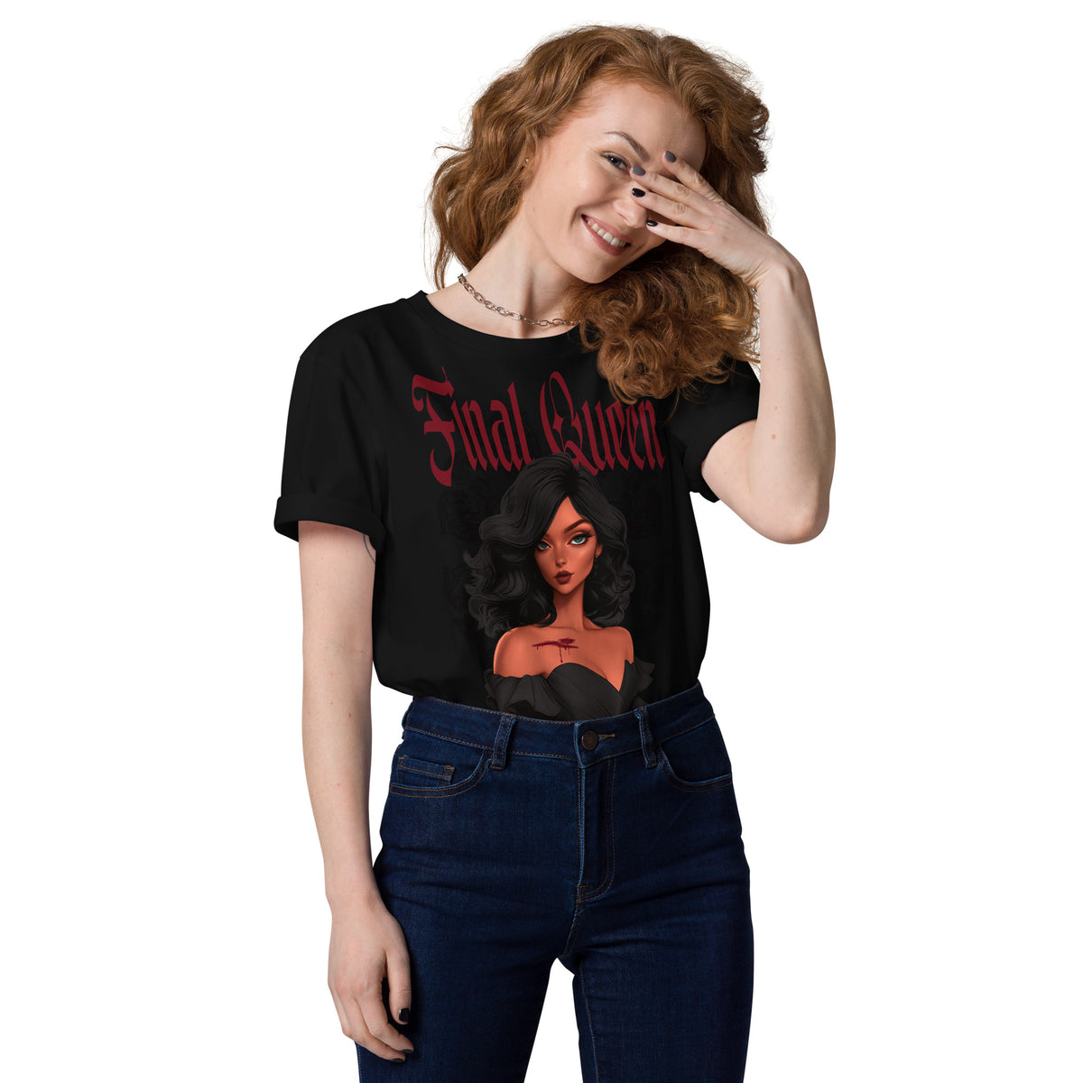 Final Queen - Cotton Shirt -   Shirts,Top #