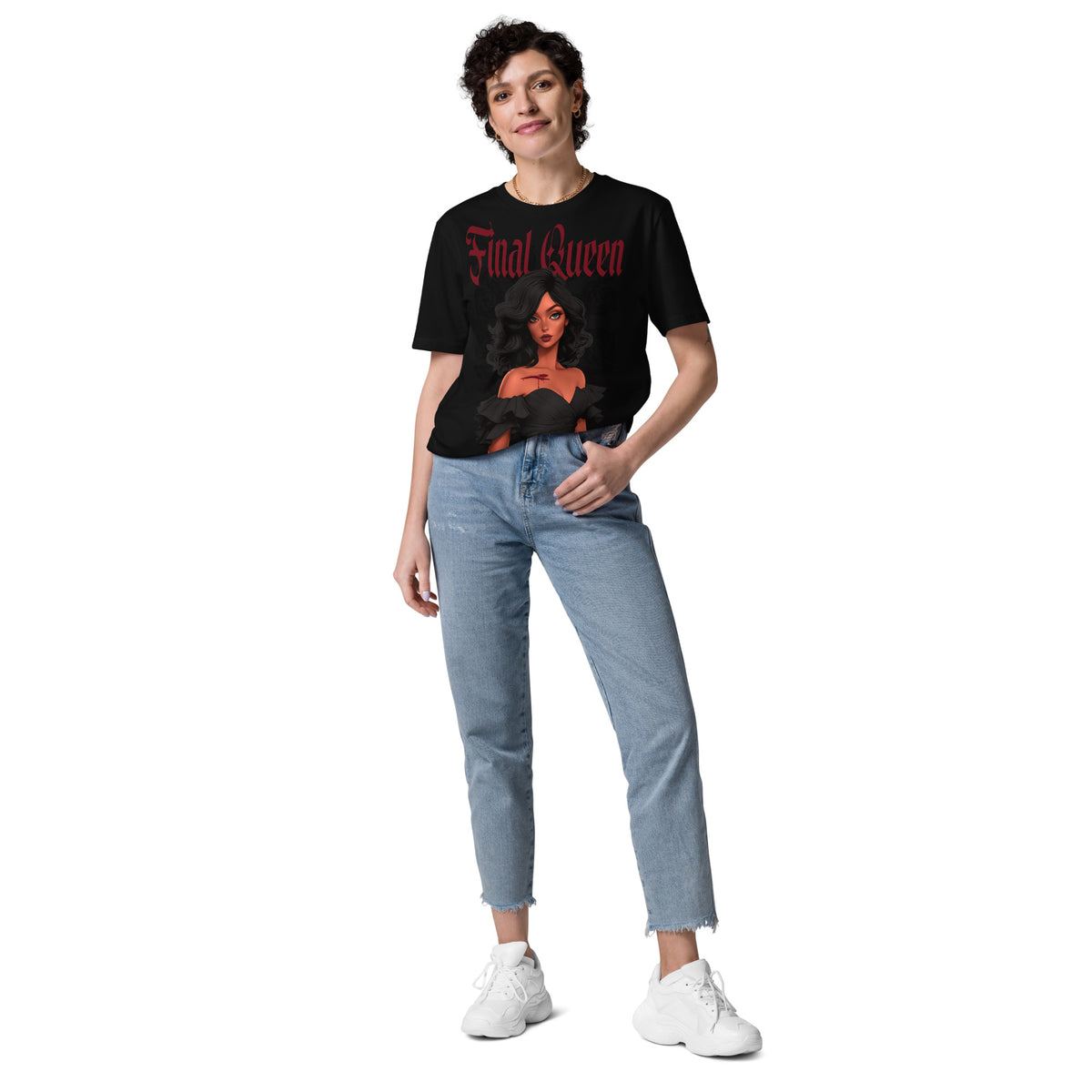 Final Queen - Cotton Shirt -   Shirts,Top #
