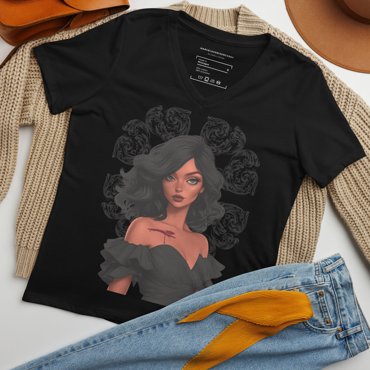 Final Queen - Lockeres T-Shirt -   Shirts,Top #