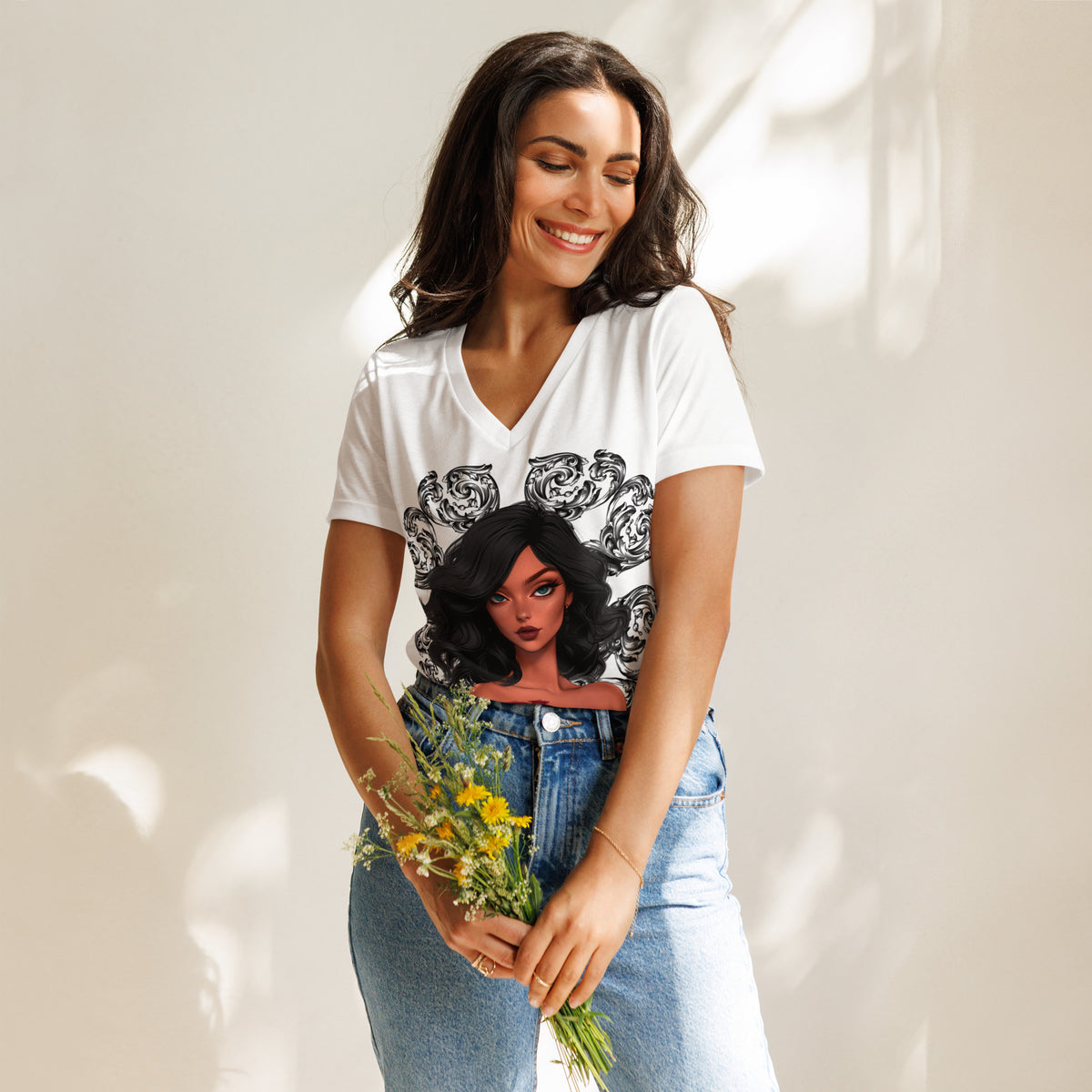 Final Queen - Lockeres T-Shirt -   Shirts,Top #