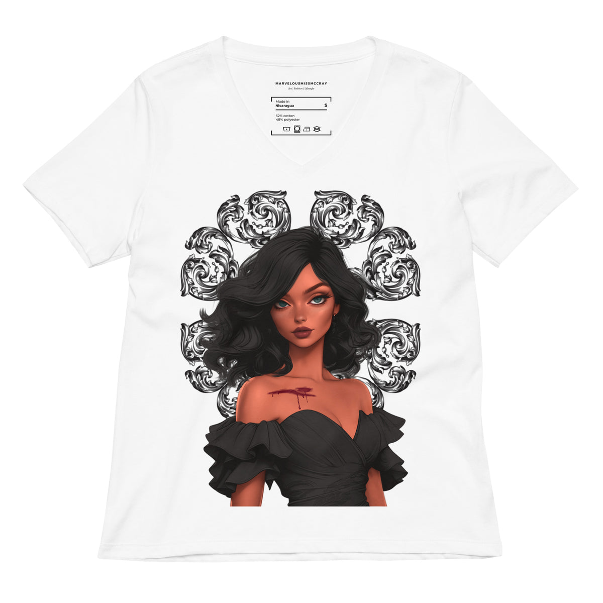 Final Queen - Lockeres T-Shirt -   Shirts,Top #