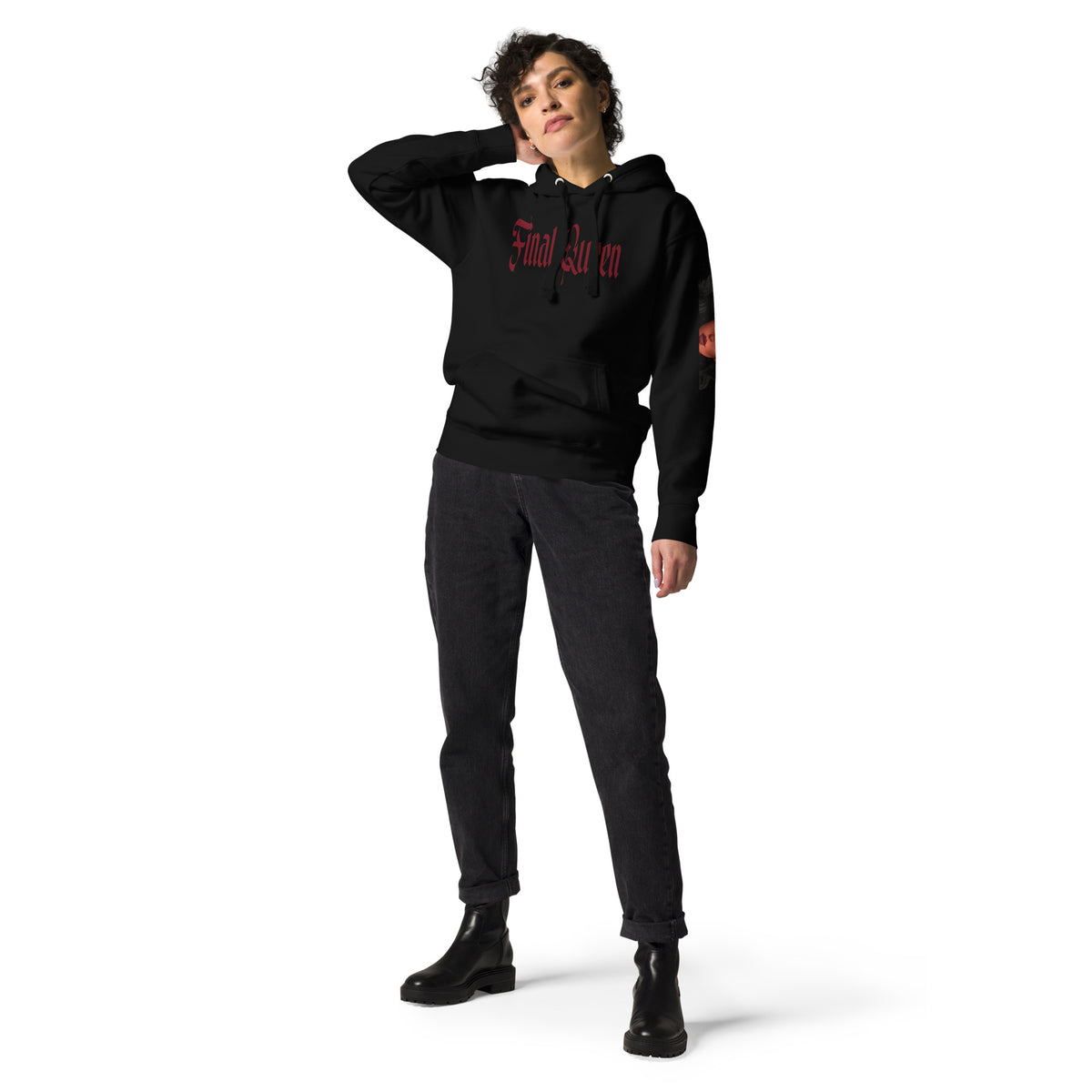 Final Queen - Unisex-Kapuzenpullover -   Kapuzenpullover #