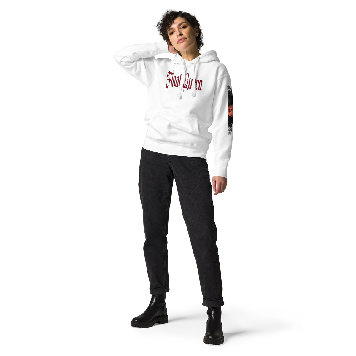 Final Queen - Unisex-Kapuzenpullover -   Kapuzenpullover #