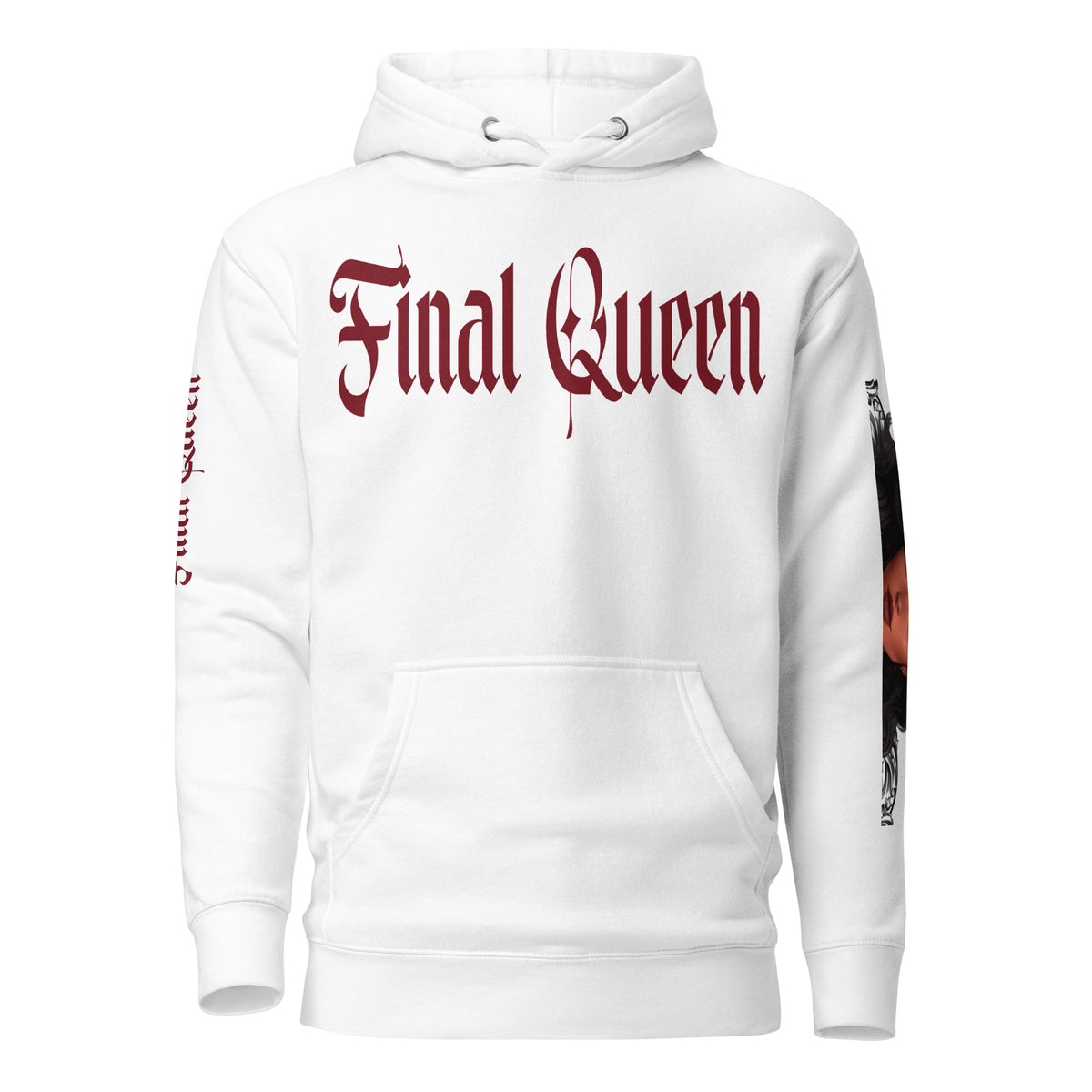 Final Queen - Unisex-Kapuzenpullover -   Kapuzenpullover #