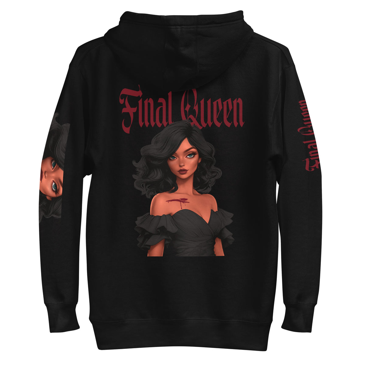 Final Queen - Unisex-Kapuzenpullover -   Kapuzenpullover #