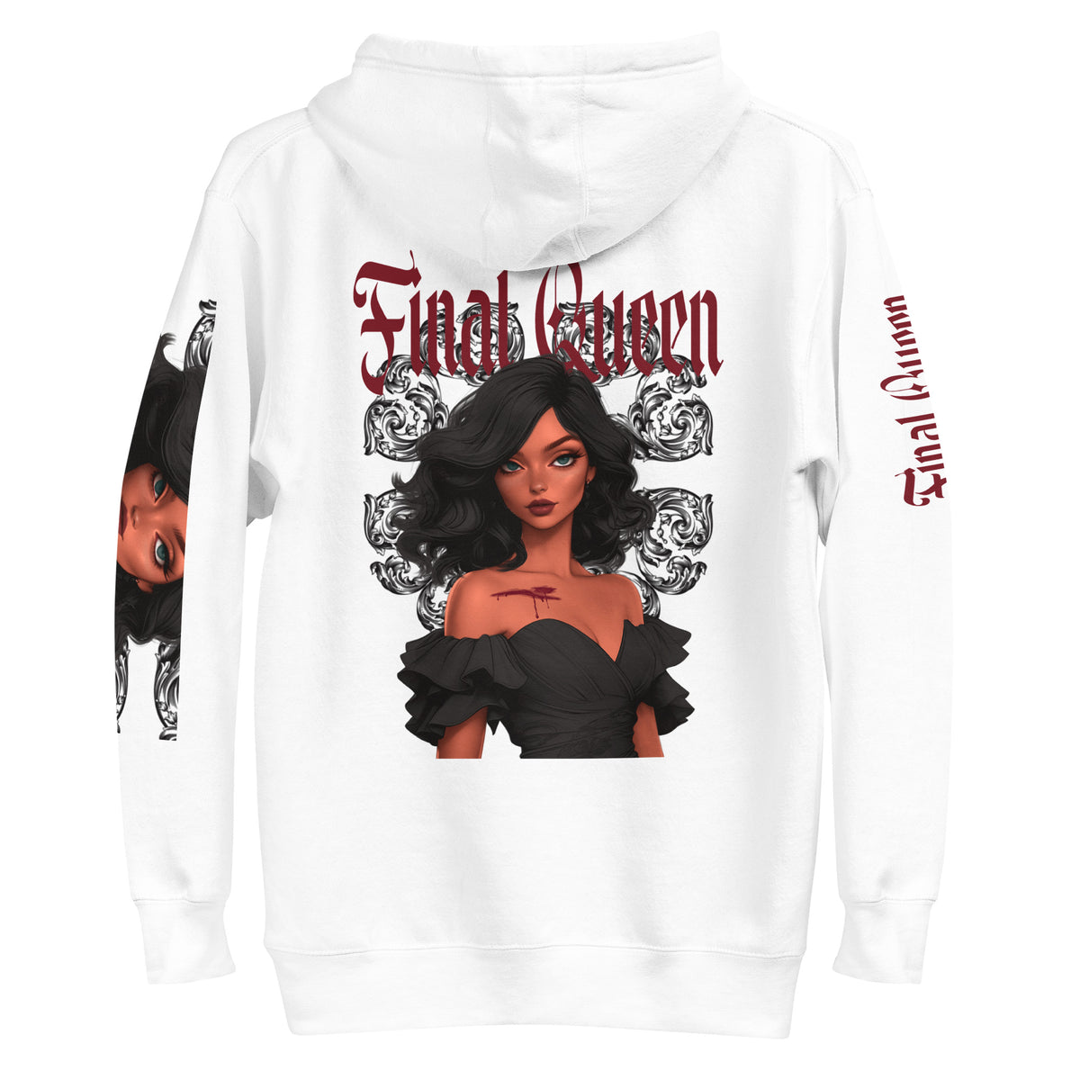 Final Queen - Unisex-Kapuzenpullover -   Kapuzenpullover #