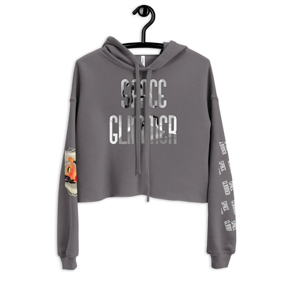 Glimmer Space - Crop Hoodie -   Hoodies, Pullover, Jacken, Sweatpants, Jogginghosen, Hosen #