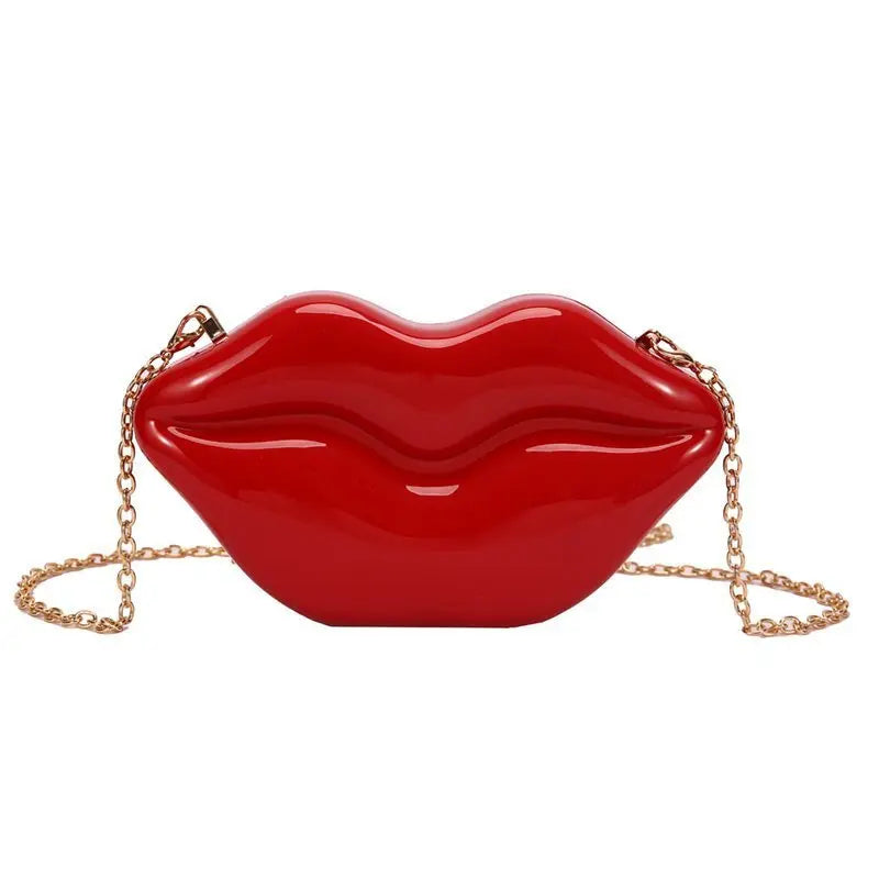 "Glossy Lips" - Schultertasche -   0 #