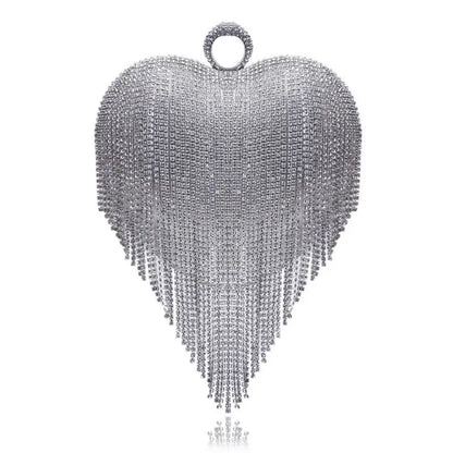 "Heart Tassel" - Dinner Tasche -   Taschen #