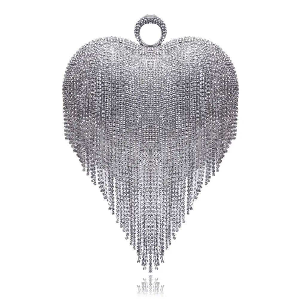 "Heart Tassel" - Dinner Tasche -   Taschen #