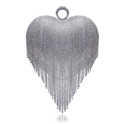"Heart Tassel" - Dinner Tasche -   Taschen #