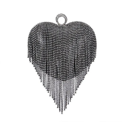 "Heart Tassel" - Dinner Tasche -   Taschen #