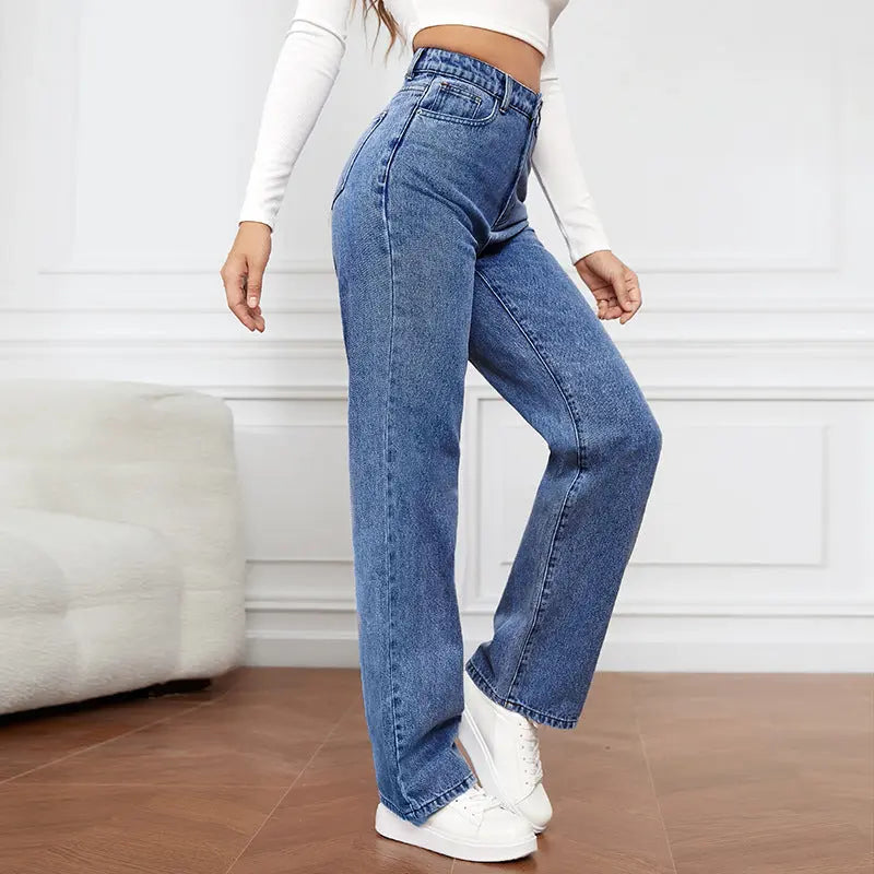 "High Waist Straight" - Jeans -   Jeans #