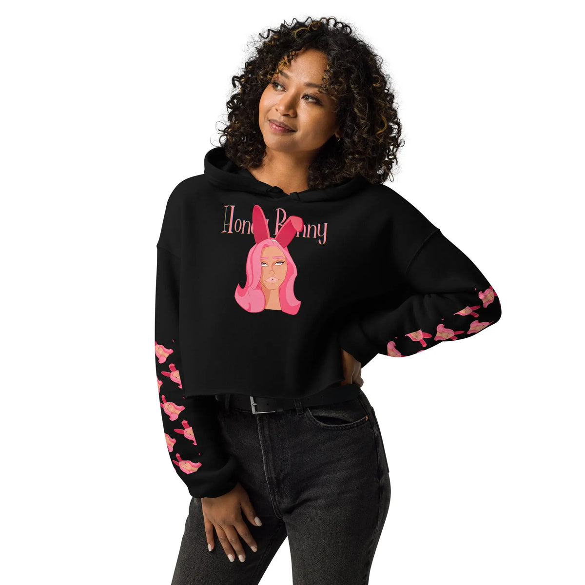 Honey Bunny - Crop Hoodie -   Hoodies, Pullover, Jacken, Sweatpants, Jogginghosen, Hosen #