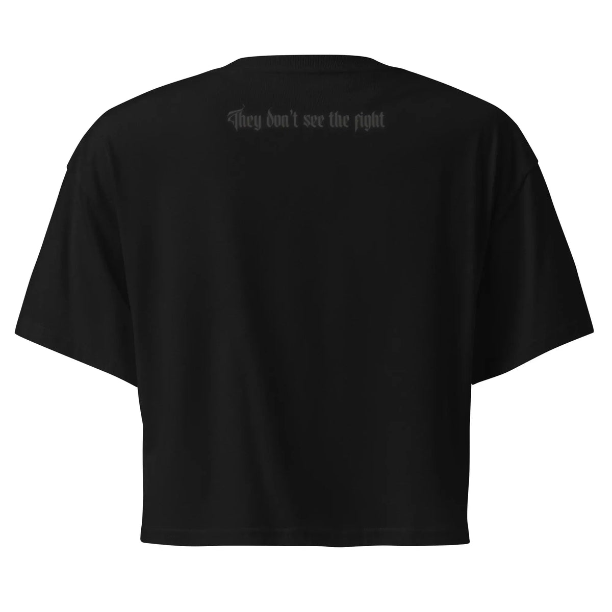 Invisible Fight - Crop Top -    #