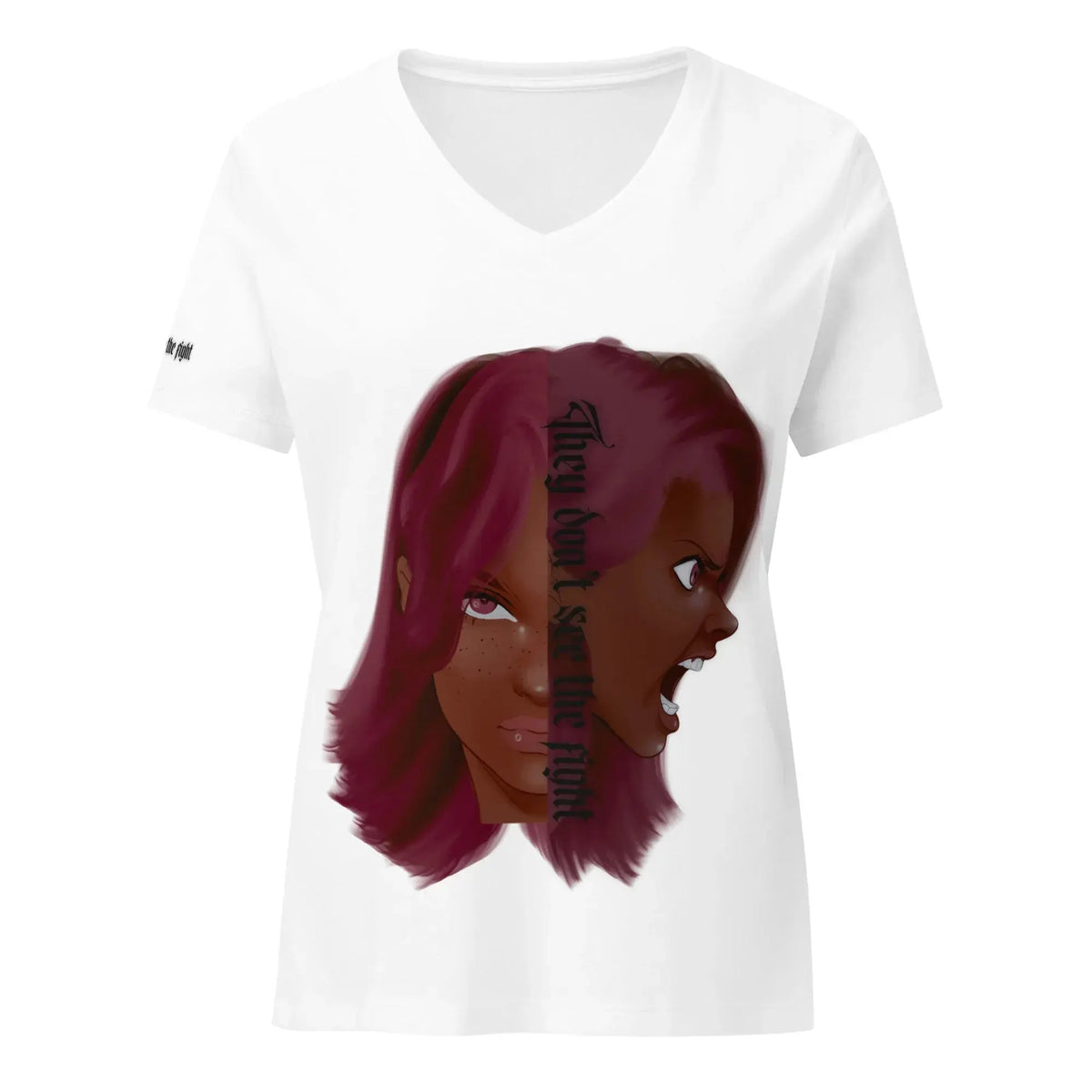 Invisible Fight - Lockeres T-Shirt -    #