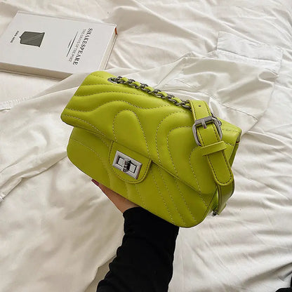 "Mini Chain Square" - Schultertasche -   0 #