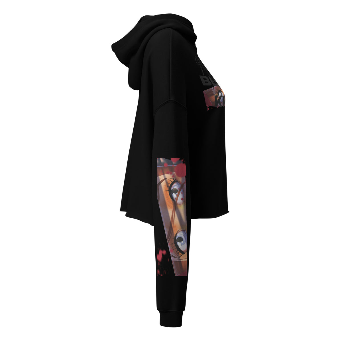 My Bloody Knife - Crop-Hoodie -    #