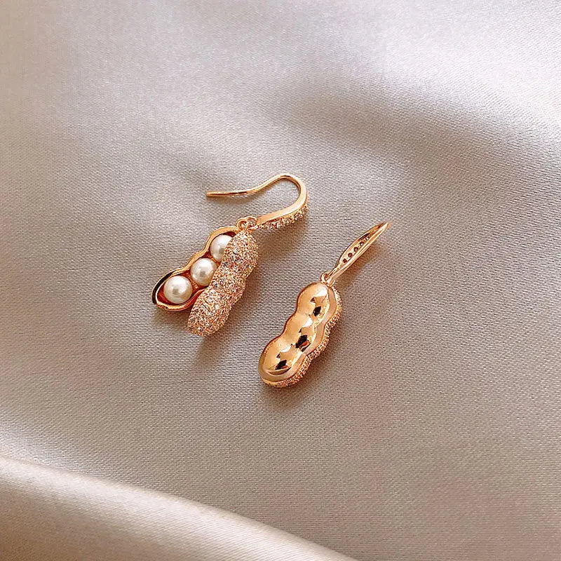 'Peanut Pearl' - Ohrringe -   Schmuck #
