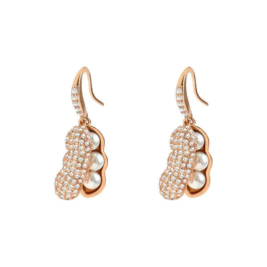 'Peanut Pearl' - Ohrringe -   Schmuck #