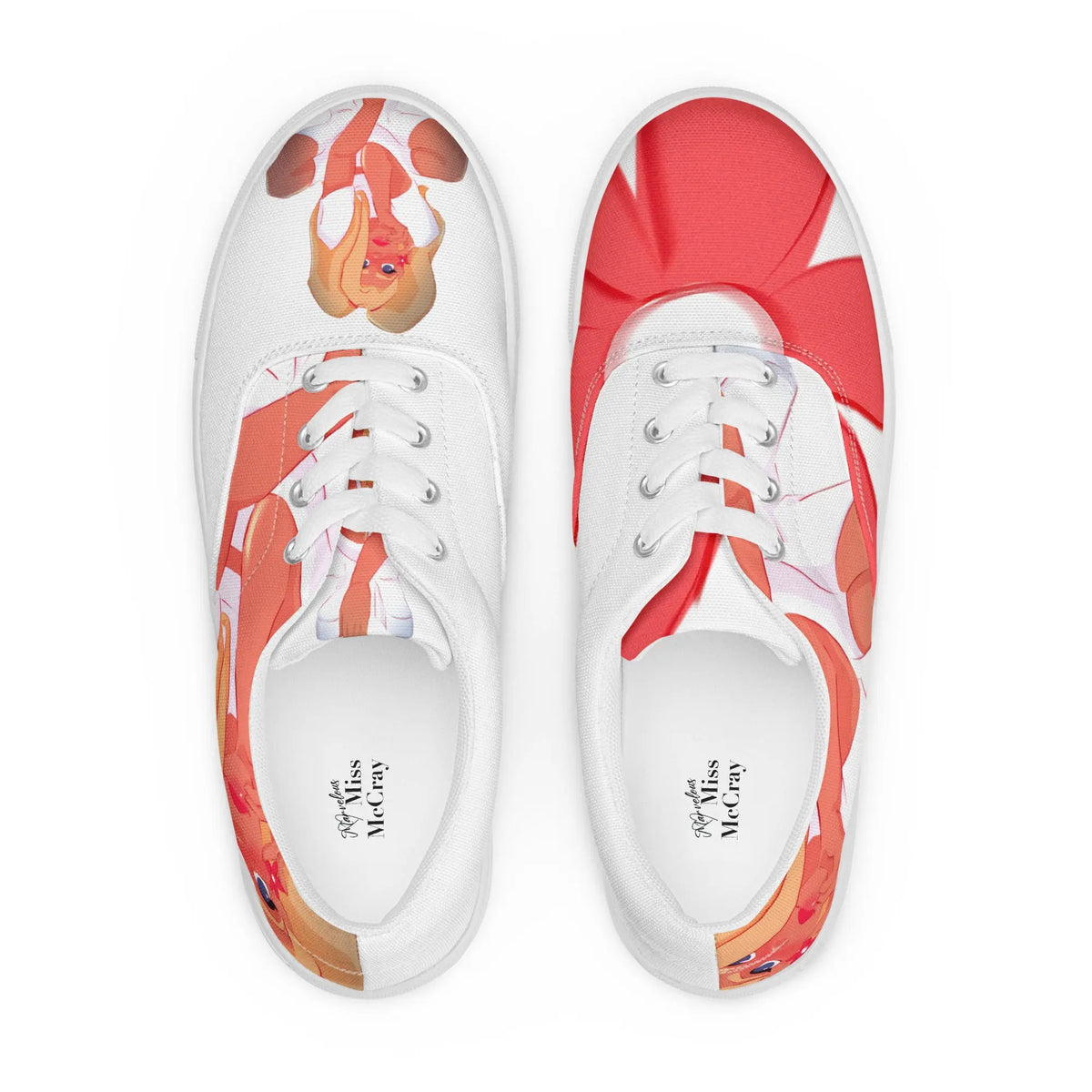 Poppy - Canvas-Schuhe -   Canvas High-Top Sneaker, Schlappen, Canvas-Schuhe, Canvas-Slipper #