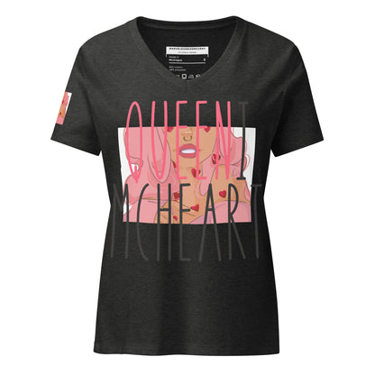 Queeni McHeart - Lockeres T-Shirt -   Shirts,Top #