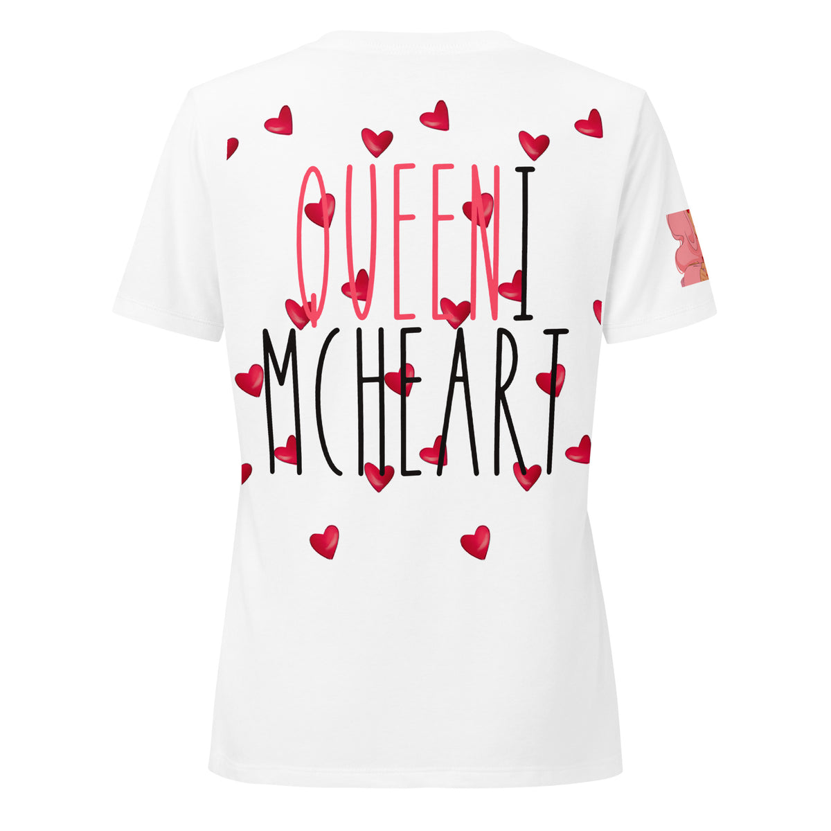 Queeni McHeart - Lockeres T-Shirt -   Shirts,Top #